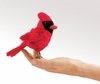 Folkmanis Puppet <br>Mini Cardinal Folkmanis Puppet <br>Mini Cardinal