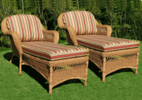 Sanibel Wicker Sun Lounger 2 Pack - Discontinued