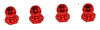 Anodized Low Roll Center Balls (4)(13615) Anodized Low Roll Center Balls (4)(13615)