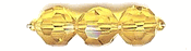 Gold Color Round Faceted Glass Beads Gold Color Round Faceted Glass Beads