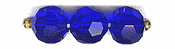 Royal Blue Round Faceted Glass Beads Royal Blue Round Faceted Glass Beads