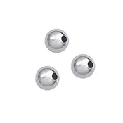 Metal Platinum Silver Color Beads (6mm) Metal Platinum Silver Color Beads (6mm)