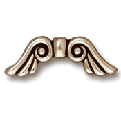 Antiqued Pewter Angel Wings Antiqued Pewter Angel Wings