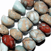 Aqua Terra Jasper Nuggets Beads (15mm x 10mm) Aqua Terra Jasper Nuggets Beads (15mm x 10mm)