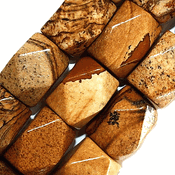 Picture Jasper Bead Nuggets (13x19mm) Picture Jasper Bead Nuggets (13x19mm)
