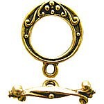 Beaded Scroll Toggle Clasp Set Beaded Scroll Toggle Clasp Set