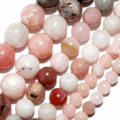 Round Pink Opal Beads (8mm) Round Pink Opal Beads (8mm)