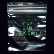 Ziplock Bags 2 Mil (4x4) Ziplock Bags 2 Mil (4x4)