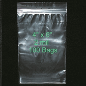 Ziplock Bags 2 Mil (4x6) Ziplock Bags 2 Mil (4x6)