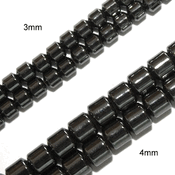 Magnetic Hematite Beads: Drum Beads: (4mm) Magnetic Hematite Beads: Drum Beads: (4mm)