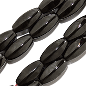 Magnetic Hematite Beads: Pumpkin (8x16mm) Magnetic Hematite Beads: Pumpkin (8x16mm)