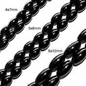 Magnetic Hematite Beads: High Power Rice Oval (5x8mm) Magnetic Hematite Beads: High Power Rice Oval (5x8mm)