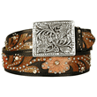 Nocona Hand Painted Rhinestone Belt Black Nocona Hand Painted Rhinestone Belt Black