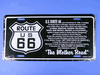Mother Road No. 1 License Plate Mother Road No. 1 License Plate