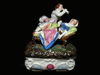 ANTIQUE STAFFORDSHIRE FAIRING BOX SLEEPING BEAUTY ANTIQUE STAFFORDSHIRE FAIRING BOX SLEEPING BEAUTY