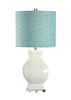 WILDWOOD LAMPS 12554-2 BORDERED URN LAMP CERAMIC WILDWOOD LAMPS 12554-2 BORDERED URN LAMP CERAMIC