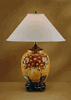 WILDWOOD LAMPS 11335 VASE OF FLOWERS LAMP CERAMIC WILDWOOD LAMPS 11335 VASE OF FLOWERS LAMP CERAMIC