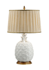 WILDWOOD LAMPS 9502 BLANC PINEAPPLE LAMP CERAMIC WILDWOOD LAMPS 9502 BLANC PINEAPPLE LAMP CERAMIC