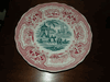 RARE STAFFORDSHIRE 2 COLOR PALESTINE 8 1/2" PLATE RARE STAFFORDSHIRE 2 COLOR PALESTINE 8 1/2" PLATE