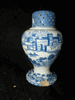 ANTIQUE STAFFORDSHIRE BLUE AND WHITE SHAKER SCENIC ANTIQUE STAFFORDSHIRE BLUE AND WHITE SHAKER SCENIC
