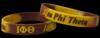 Iota 2-Color Silicone Bracelets Iota 2-Color Silicone Bracelets