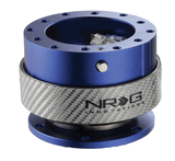 NRG Blue CF Steering Wheel Quick Release 2.0 NRG Blue CF Steering Wheel Quick Release 2.0