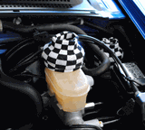 JDM Karoism Checkered Reservoir Tank Covers JDM Karoism Checkered Reservoir Tank Covers
