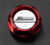 J's Racing Billet Oil Filler Cap Red J's Racing Billet Oil Filler Cap Red