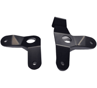 91-05 Acura NSX GT Radiator Brackets Black