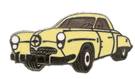 One Pair of Yellow 1950 Studebaker Car Cufflinks One Pair of Yellow 1950 Studebaker Car Cufflinks