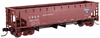 ATLAS 34777a N Scale Burlington 70 Ton Hart Ballast Car #221008 ATLAS 34777a N Scale Burlington 70 Ton Hart Ballast Car #221008