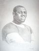 Sam Langford - 18x24 Artwork by Bob Carson Sam Langford - 18x24 Artwork by Bob Carson