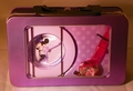 Disney Minnie Mouse Pink Wrist Watch & Purple Clock in Collectible Purple Tin Disney Minnie Mouse Pink Wrist Watch & Purple Clock in Collectible Purple Tin