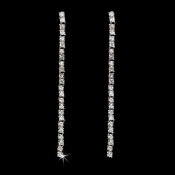 Chic Silver Clear CZ Earrings 3639 Chic Silver Clear CZ Earrings 3639