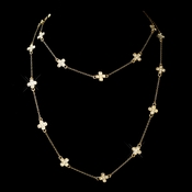 Gold Clear 36" Necklace 7993 Gold Clear 36" Necklace 7993