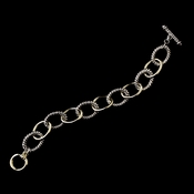 Silver Gold Bracelet 7967 Silver Gold Bracelet 7967