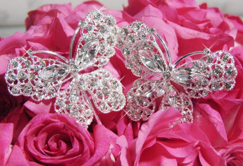 Crystal Butterfly Bouquet Jewelry BQ-Butterfly-Large Crystal Butterfly Bouquet Jewelry BQ-Butterfly-Large
