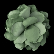 * Tainted Green Flower Hair Clip 9941 * Tainted Green Flower Hair Clip 9941
