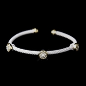 Gold White Cuff Fashion Bracelet 8806 Gold White Cuff Fashion Bracelet 8806