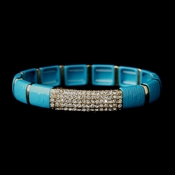 Gold Turquoise Stretch Bracelet 8811 Gold Turquoise Stretch Bracelet 8811