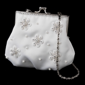 Ivory Pearl & Crystal Flower Bridal Purse 1970 **Discontinued** Ivory Pearl & Crystal Flower Bridal Purse 1970 **Discontinued**
