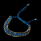 Gold Turquoise Braided Mesh Link Fashion Bracelet 8860 Gold Turquoise Braided Mesh Link Fashion Bracelet 8860