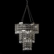Clear acrylic beaded hanging Chandelier 15 (Table Top Center Piece Base Sold Separate) Clear acrylic beaded hanging Chandelier 15 (Table Top Center Piece Base Sold Separate)