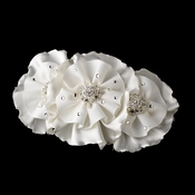 * Beautiful Ruffle Vintage Inspired Bridal Hair Clip or Clip Brooch 472 * Beautiful Ruffle Vintage Inspired Bridal Hair Clip or Clip Brooch 472
