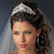 Swarovski and Freshwater Pearl Bridal Tiara HP 7825 Swarovski and Freshwater Pearl Bridal Tiara HP 7825