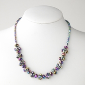 Multi Color Flower Necklace 7617 Multi Color Flower Necklace 7617
