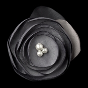 Ivory Gray Flower with Faux Pearl Accents & Brooch Pin Hair Clip 9940 Ivory Gray Flower with Faux Pearl Accents & Brooch Pin Hair Clip 9940