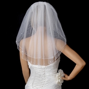 Bridal Wedding Child's Double Layer Flowergirl Veil 010 w/ Scattered Pearls & Sequence Bridal Wedding Child's Double Layer Flowergirl Veil 010 w/ Scattered Pearls & Sequence