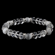 * Stretch Bracelet 8333 Clear Frosted White * Stretch Bracelet 8333 Clear Frosted White
