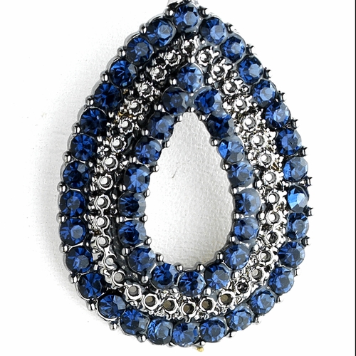 Antique Silver Navy Blue Earring Set 1056**Discontinued** Antique Silver Navy Blue Earring Set 1056**Discontinued**